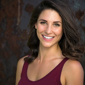 Lady receives facial injection