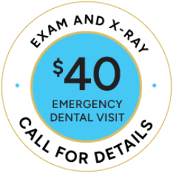 $40 Emergency Exam and Xray Badge