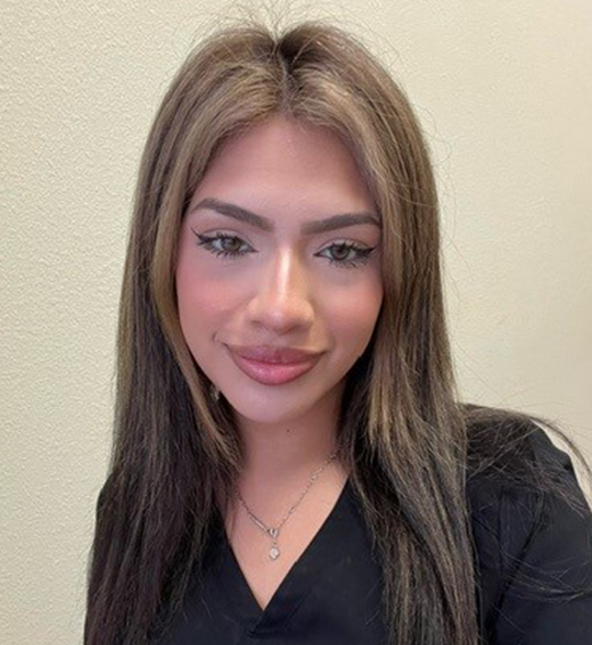 Registered dental assistant Angela Contreras